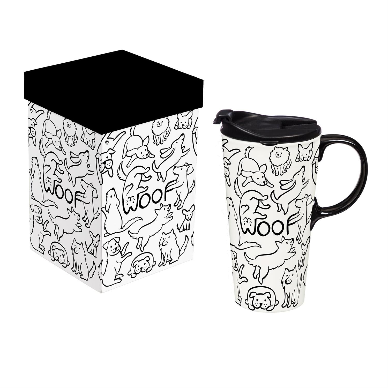 Evergreen Enterprises - Ceramic Cup Woof Dog - Southern Agriculture 