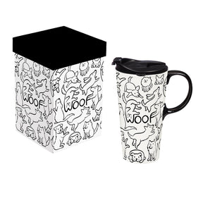 Evergreen Enterprises - Ceramic Cup Woof Dog - Southern Agriculture 