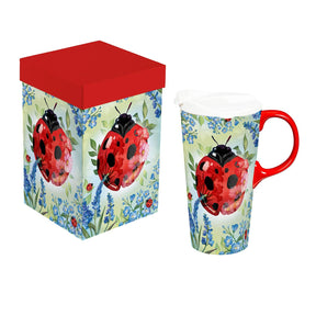 Evergreen Enterprises - Ceramic Cup Ladybug - Southern Agriculture 