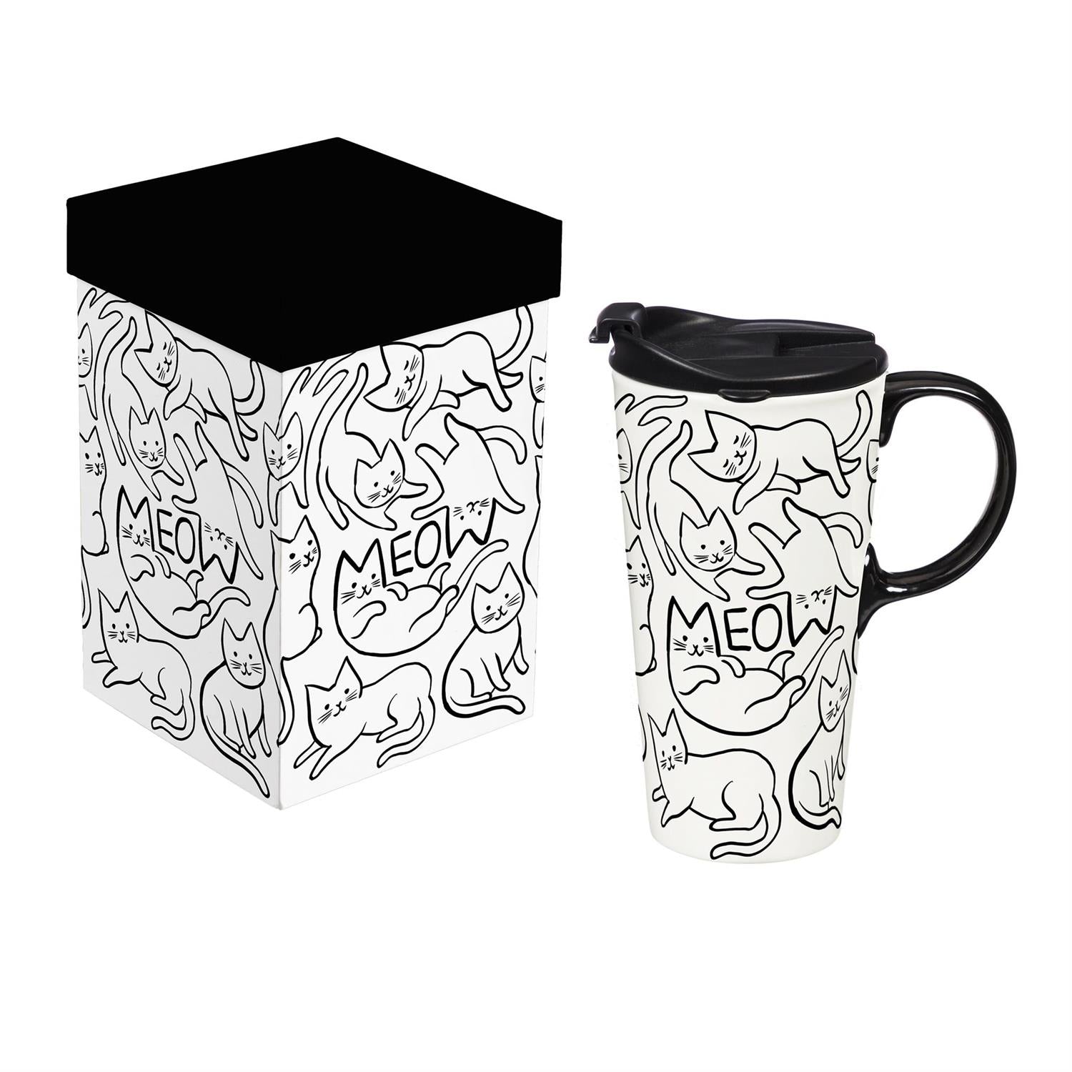 Evergreen Enterprises - Ceramic Cup Meow Cat - Southern Agriculture 
