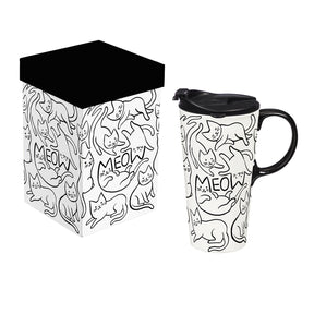 Evergreen Enterprises - Ceramic Cup Meow Cat - Southern Agriculture 