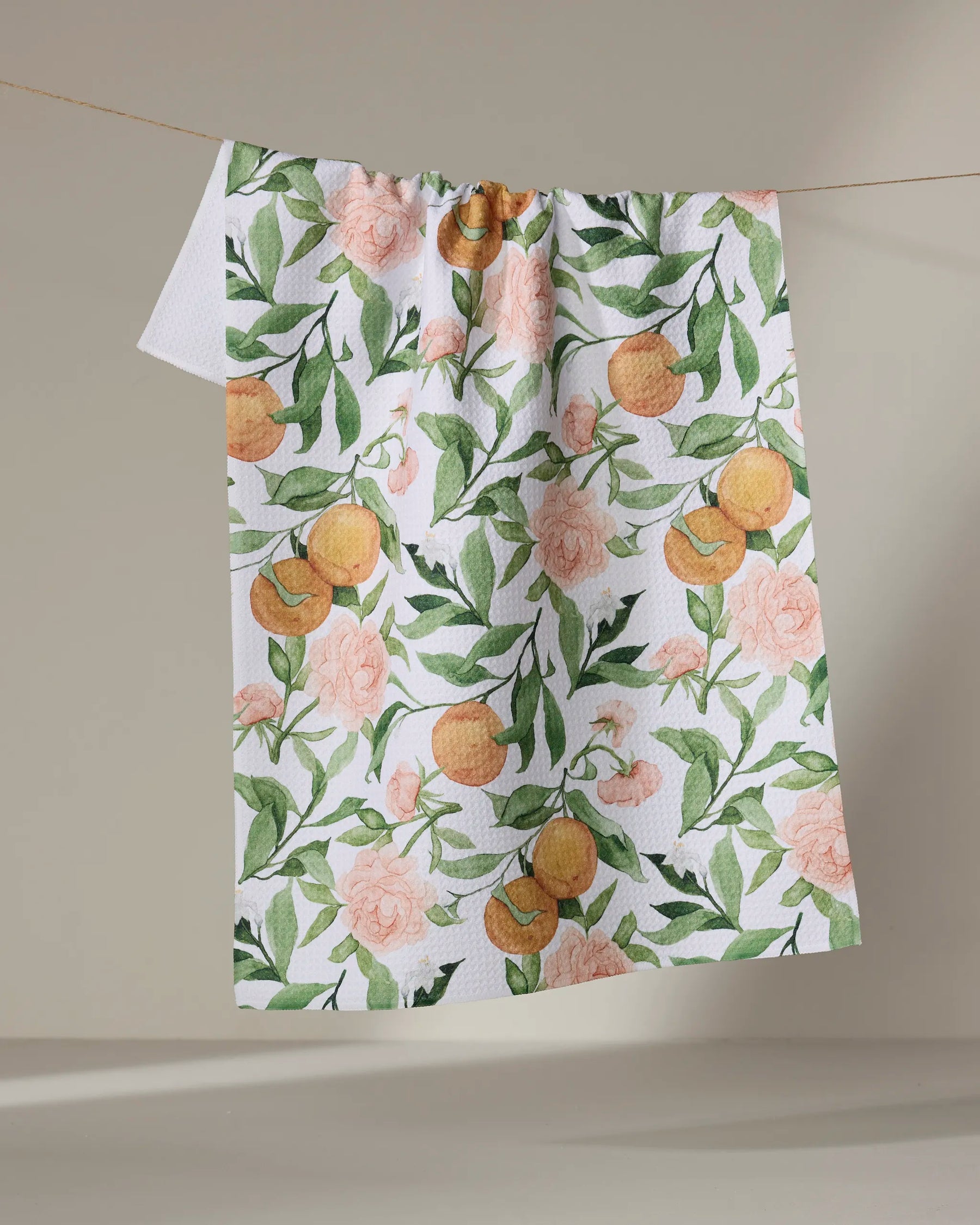 Geometry - Tea Towel Peony For Your