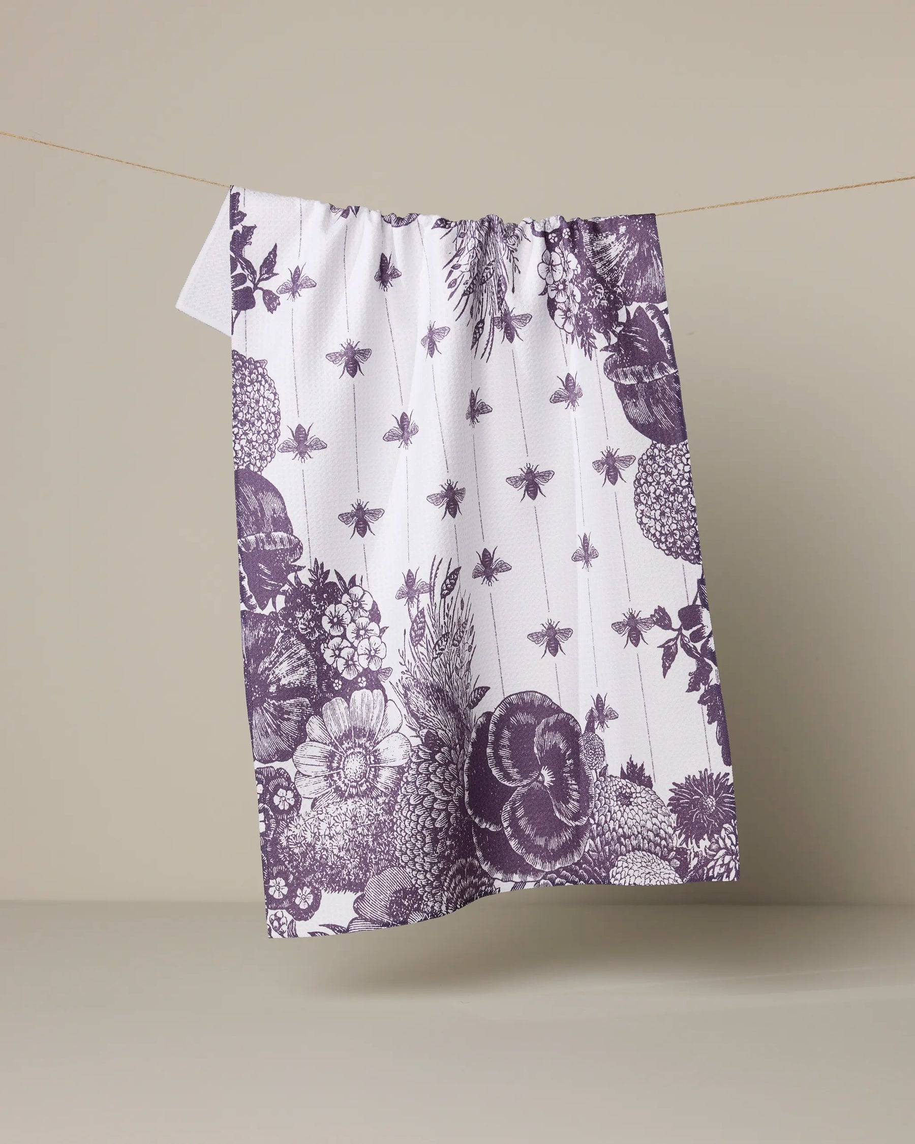 Geometry - Tea Towel Abeolles Noires