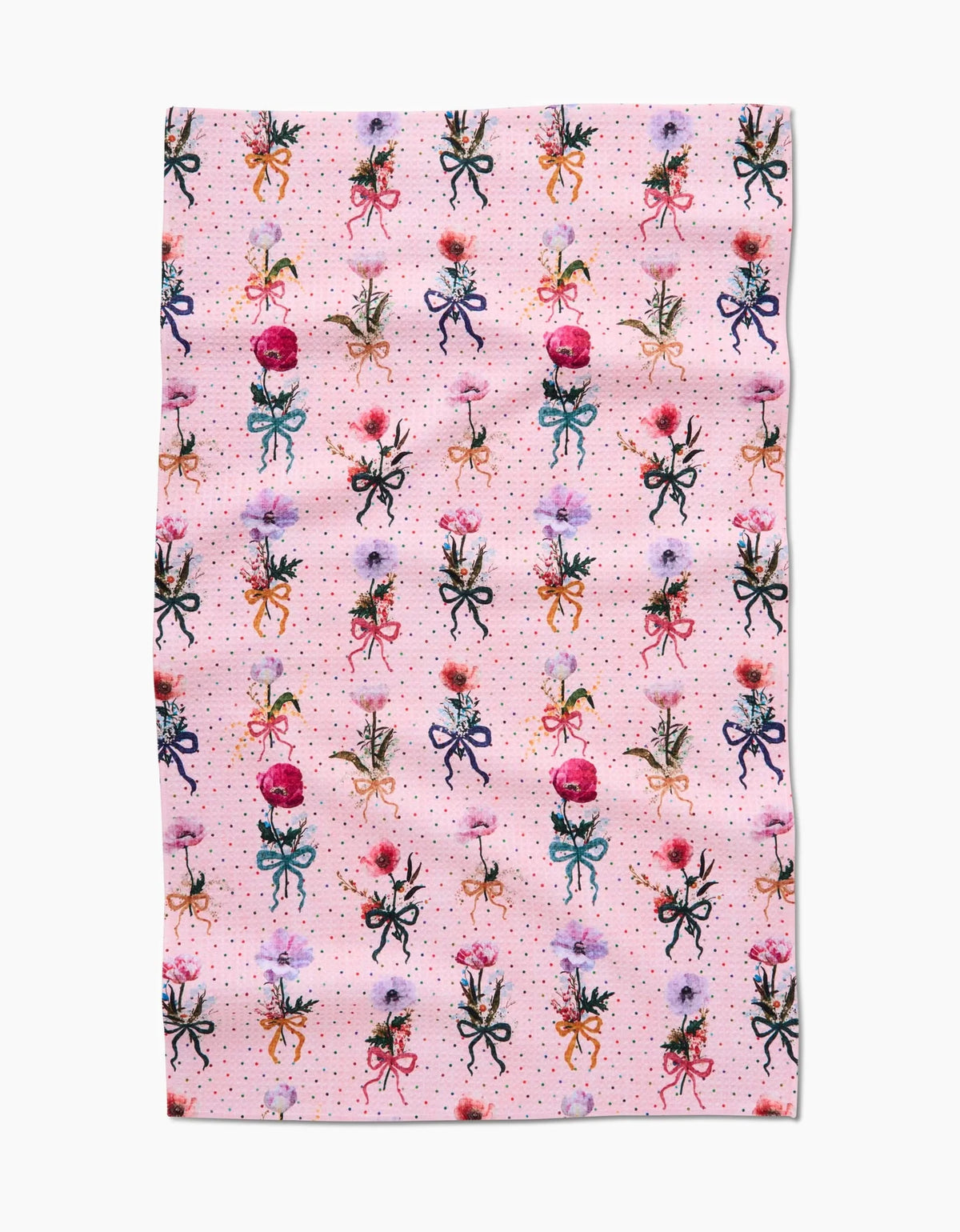 Geometry - Tea Towel Bows And Dots
