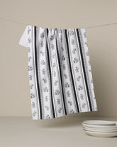 Geometry - Tea Towel Bunny Dots Stripe