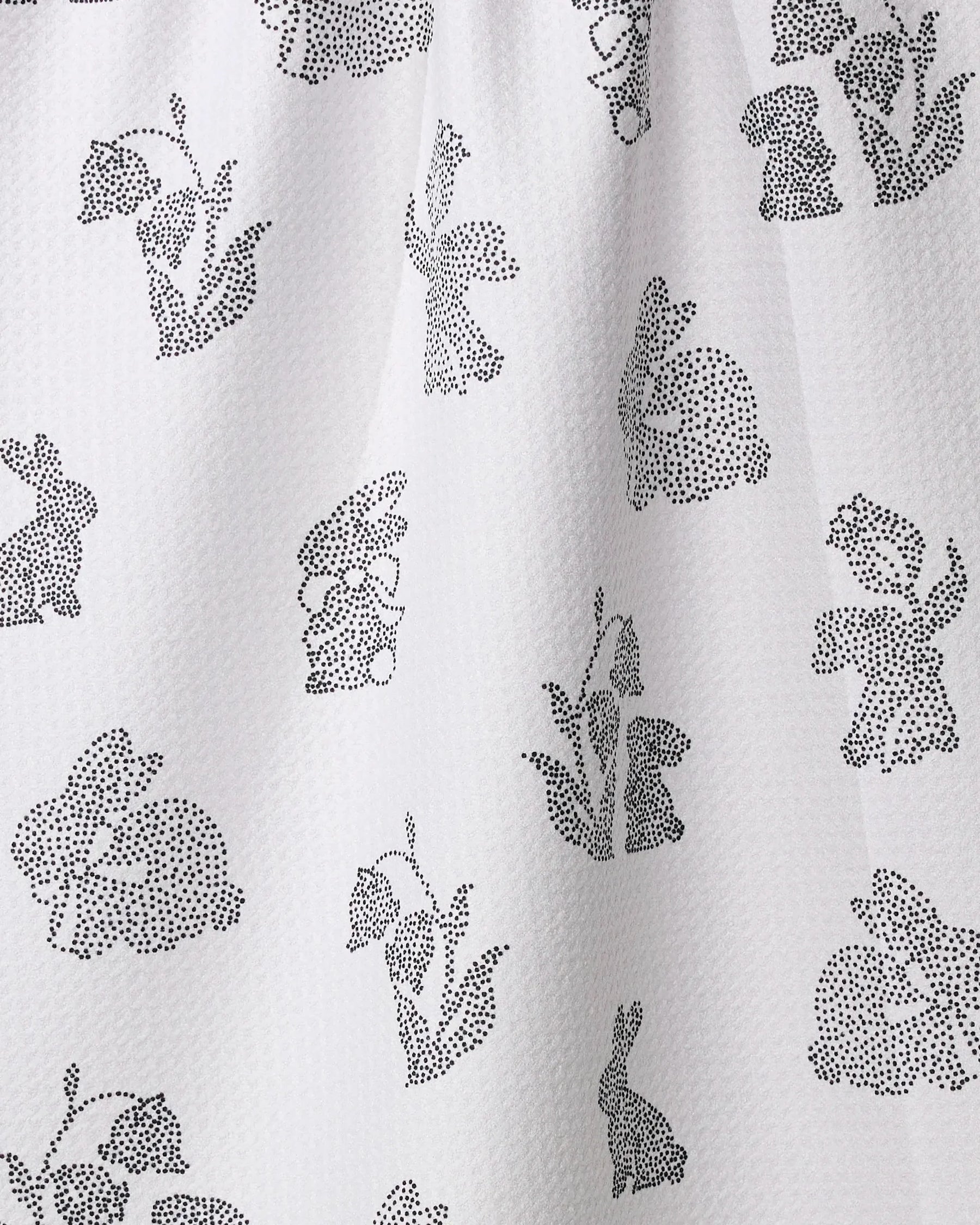 Geometry - Tea Towel Bunny Dots