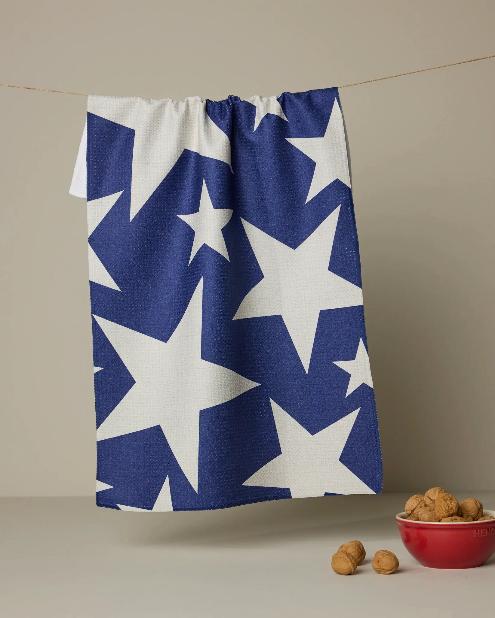 Geometry - Tea Towel Celeste