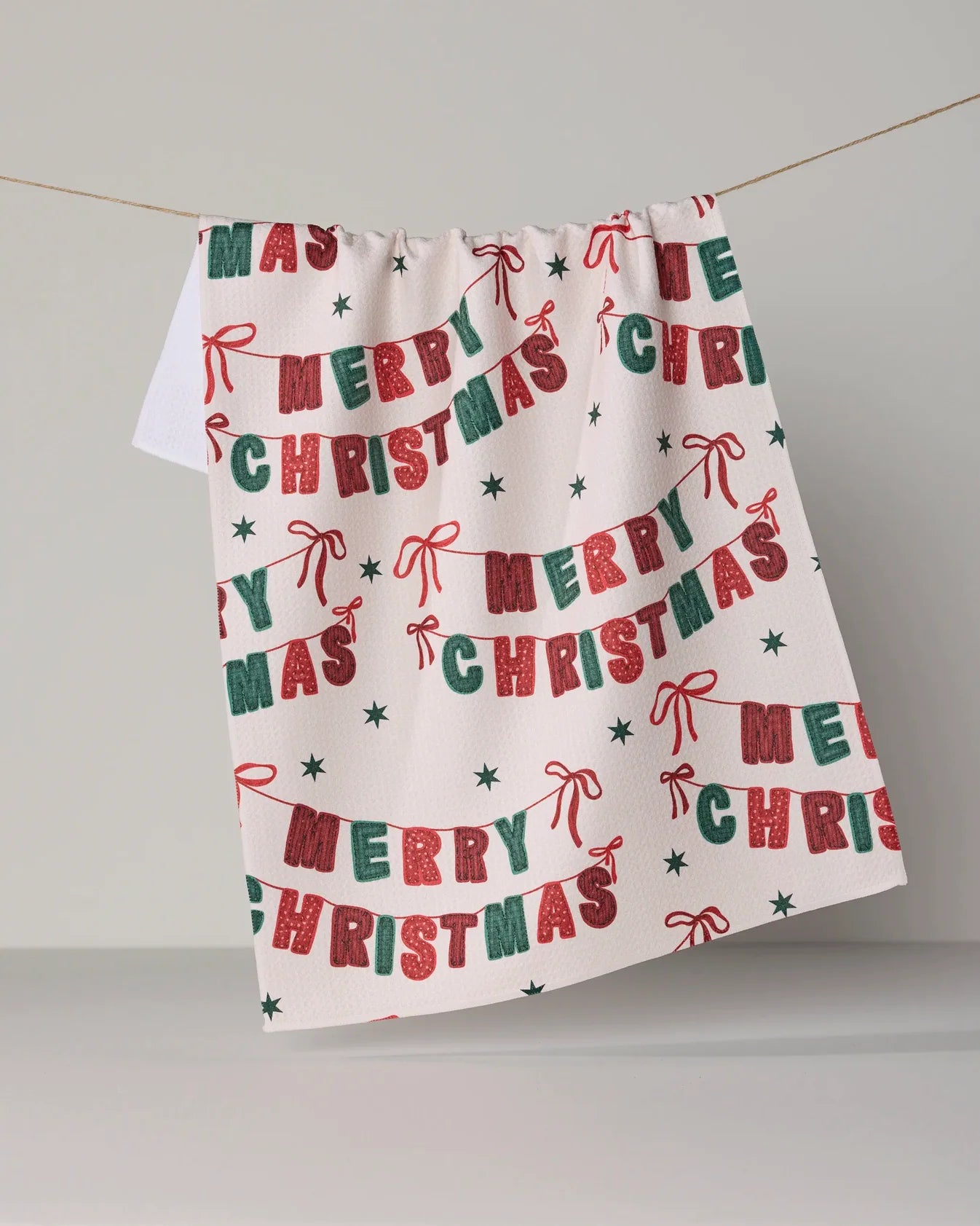 Geometry - Tea Towel Christmas Banner