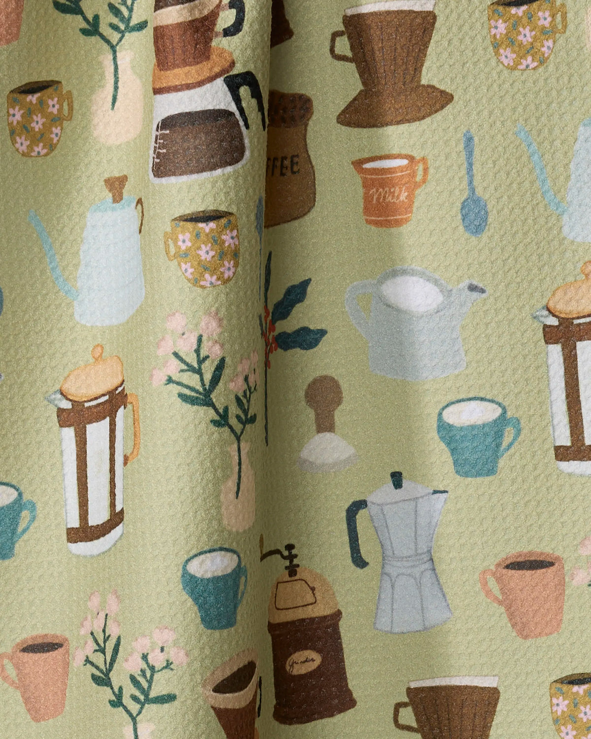 Geometry - Tea Towel Coffee Lovers