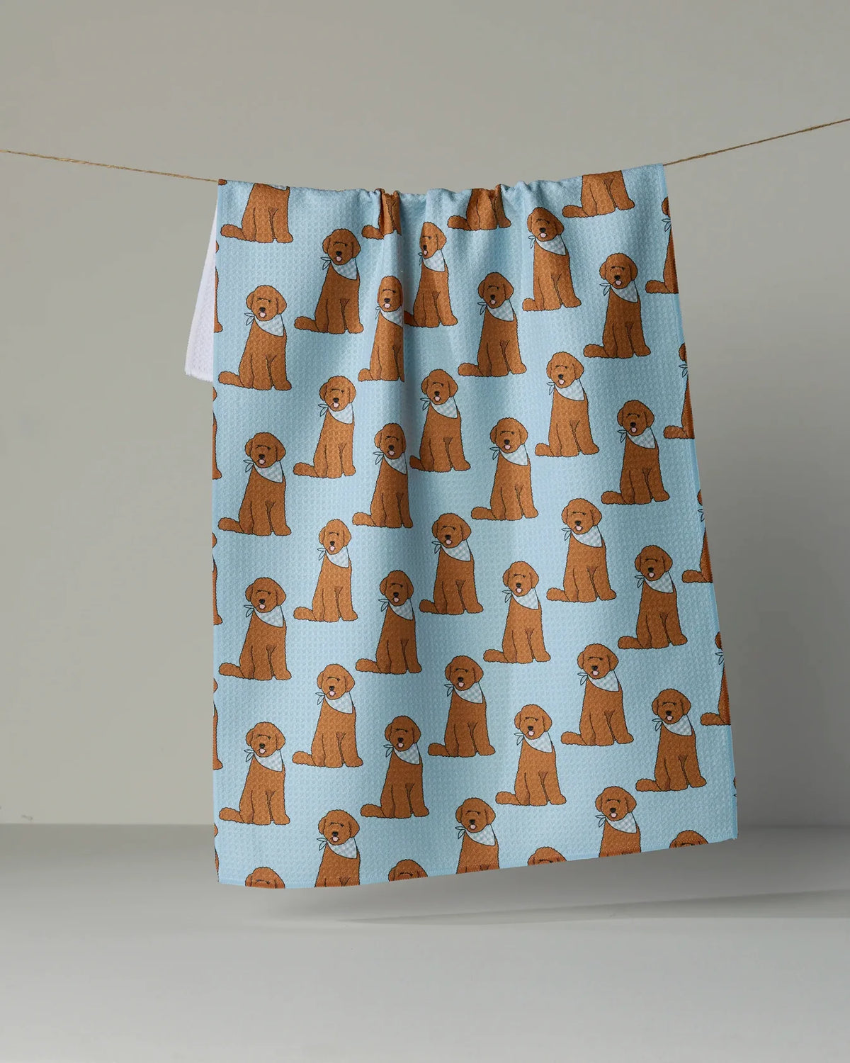 Geometry - Tea Towel Doodle Days Powder Blue