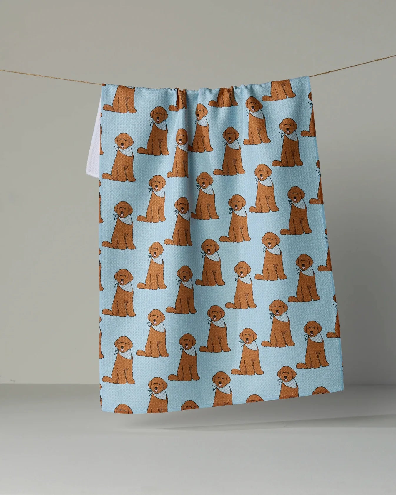 Geometry - Tea Towel Doodle Days Powder Blue