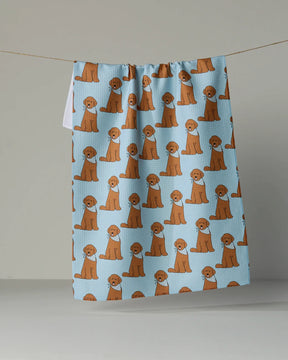 Geometry - Tea Towel Doodle Days Powder Blue