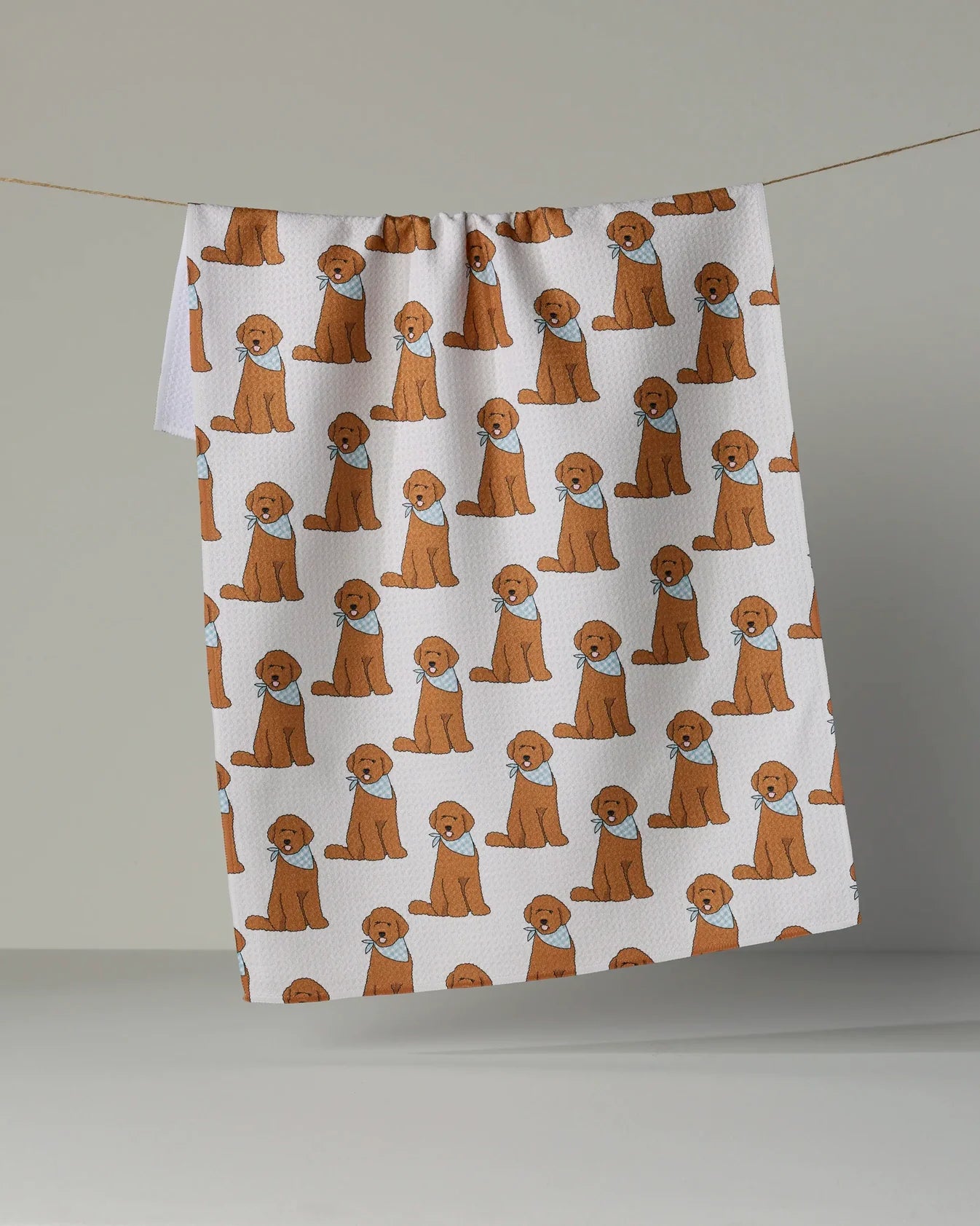 Geometry - Tea Towel Doodle Days Vanilla