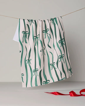 Geometry - Tea Towel Falling Ribbon Fir