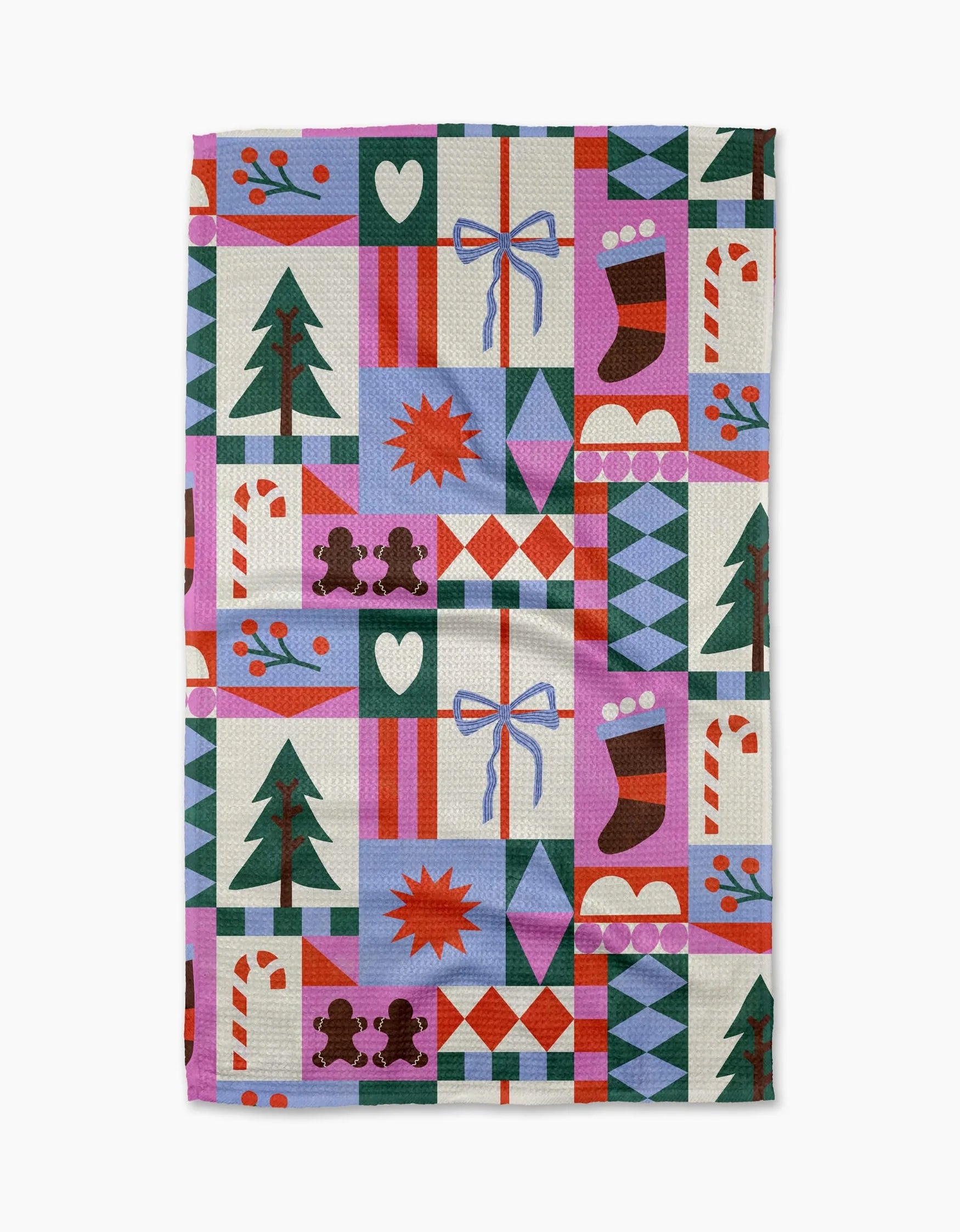 Geometry - Tea Towel Festive Christmas Quilt