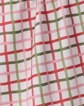 Geometry - Tea Towel Festive Plaid