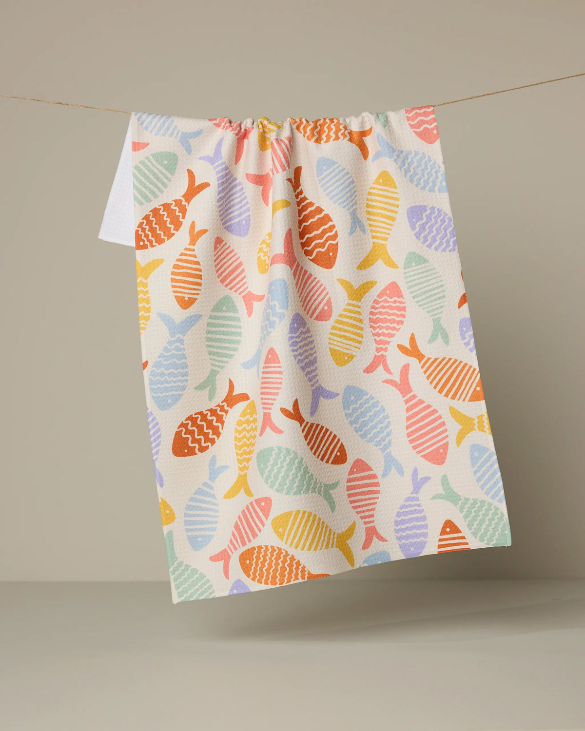 Geometry - Tea Towel Fish Flip