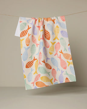 Geometry - Tea Towel Fish Flip