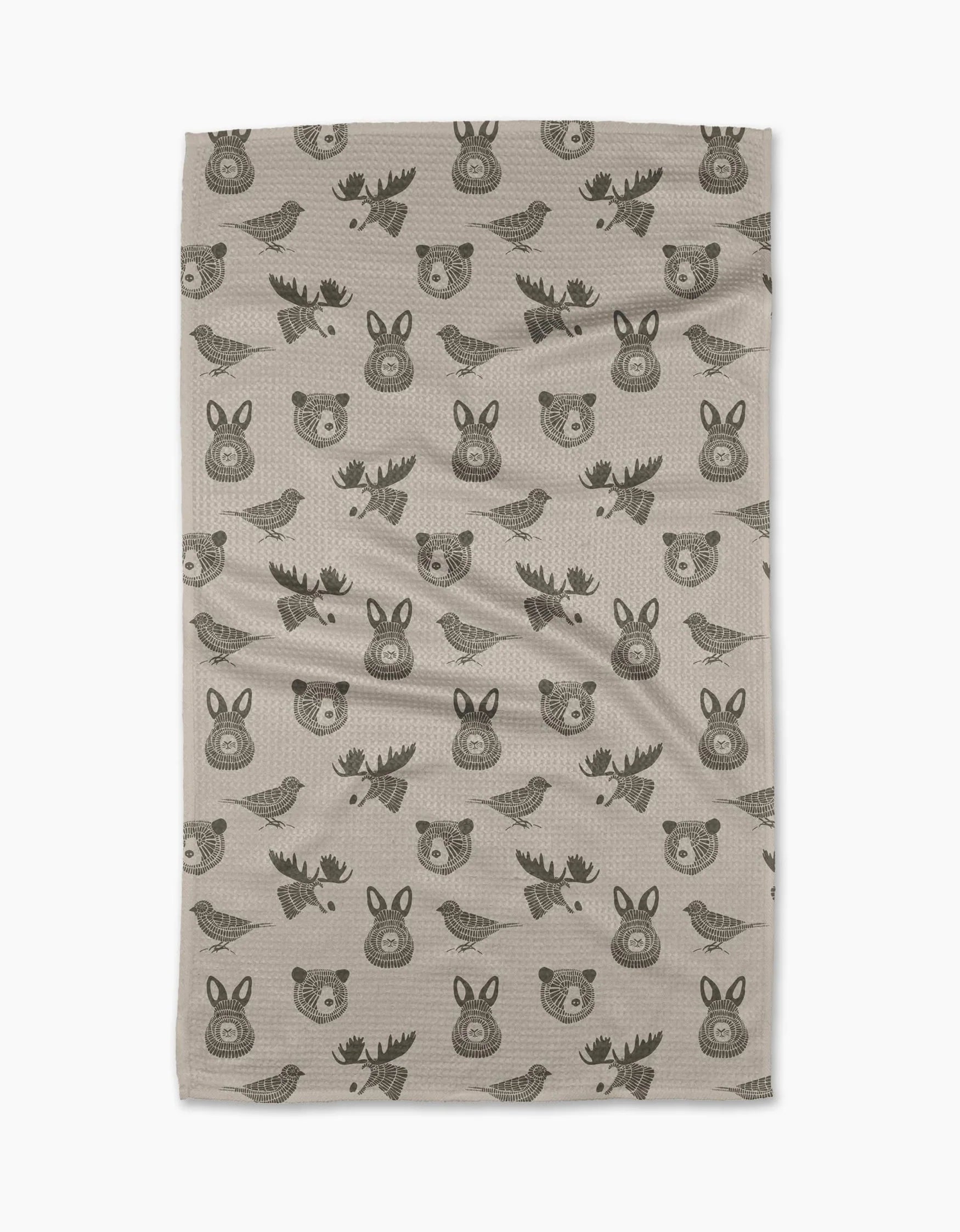 Geometry - Tea Towel Forest Animals
