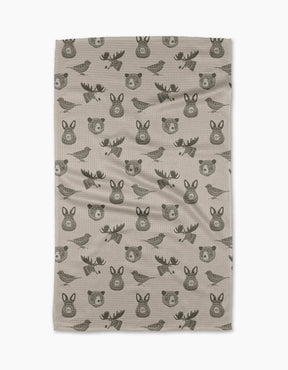 Geometry - Tea Towel Forest Animals