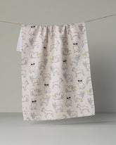Geometry - Tea Towel Frenchie Frolic Storm