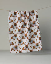 Geometry - Tea Towel Frenchie Fun Sky