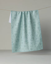 Geometry - Tea Towel Frenchie Pups Rain