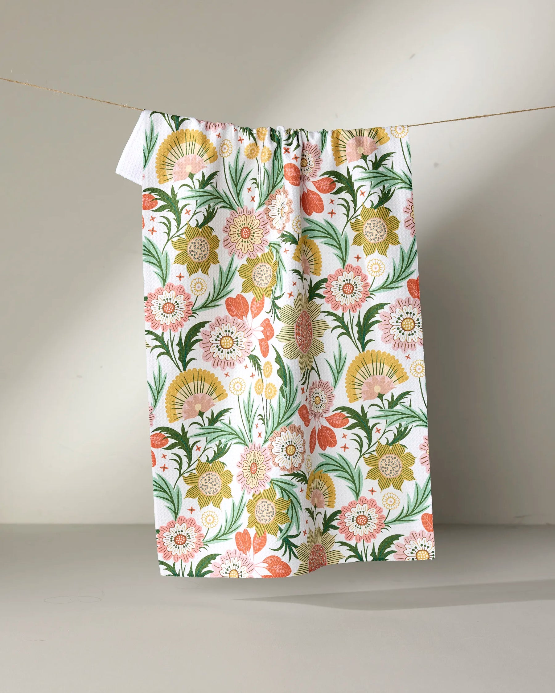 Geometry - Tea Towel Garden Dreams