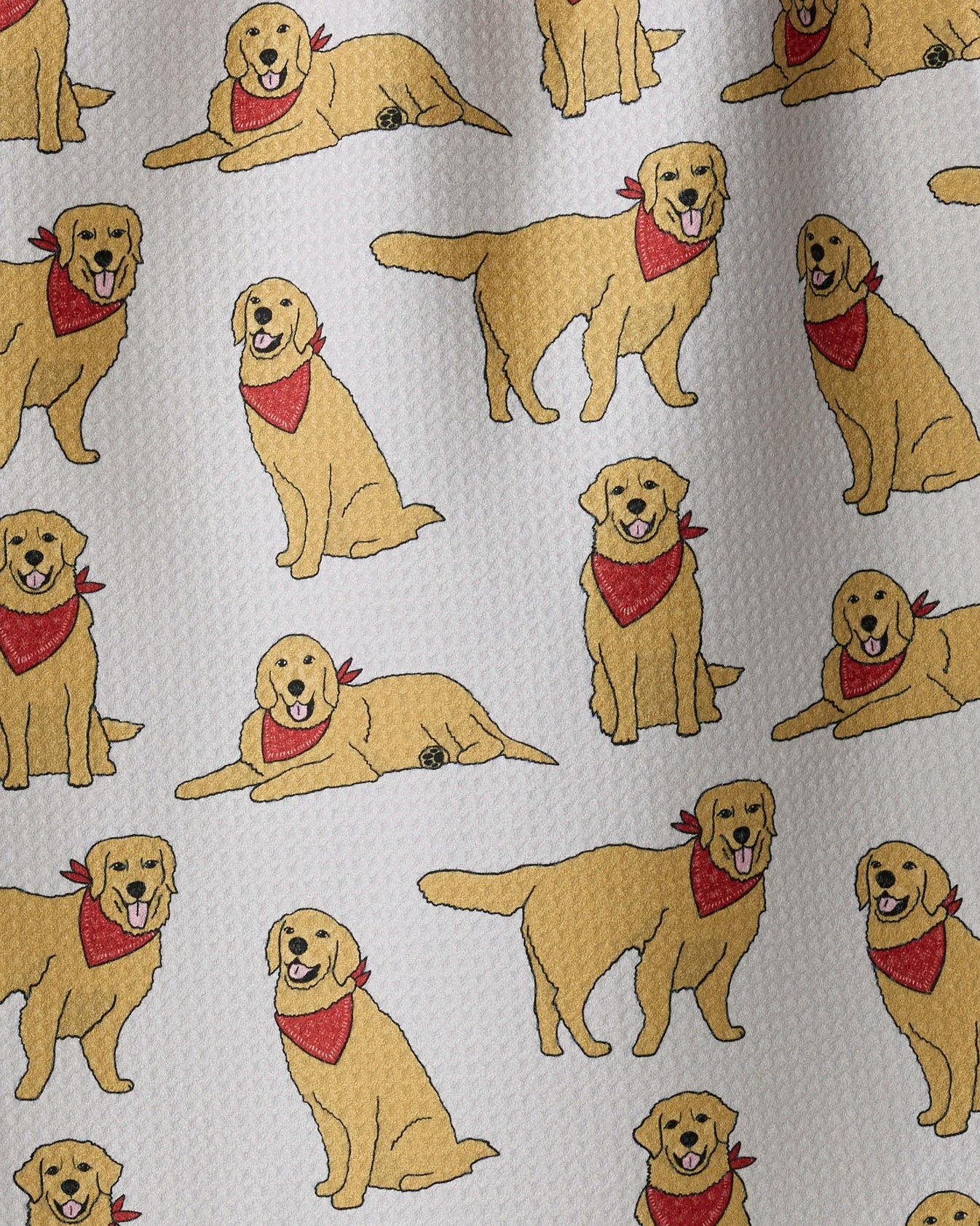 Geometry - Tea Towel Golden Days Vanilla