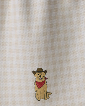 Geometry - Tea Towel Golden Western Oat