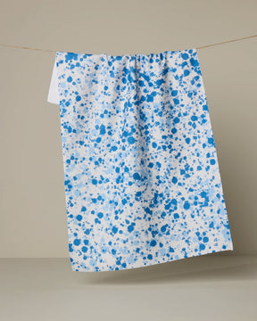 Geometry - Tea Towel Indigo Splash