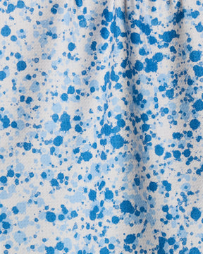 Geometry - Tea Towel Indigo Splash