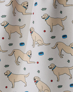 Geometry - Tea Towel Lab Pals Yellow