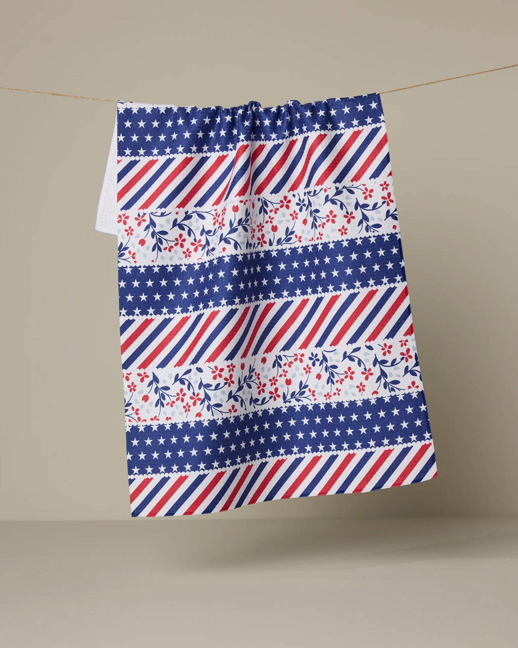 Geometry - Tea Towel Liberty Ribbon
