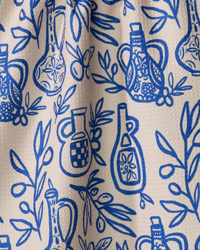Geometry - Tea Towel Mediterrean Pour
