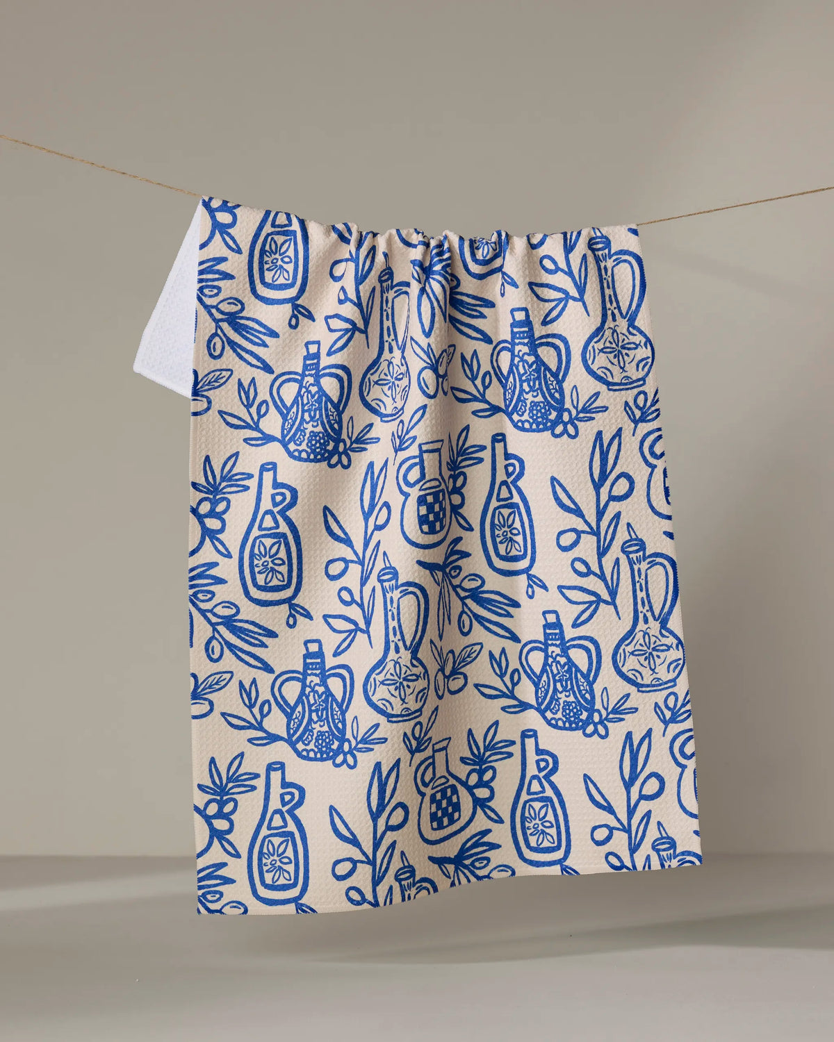 Geometry - Tea Towel Mediterrean Pour