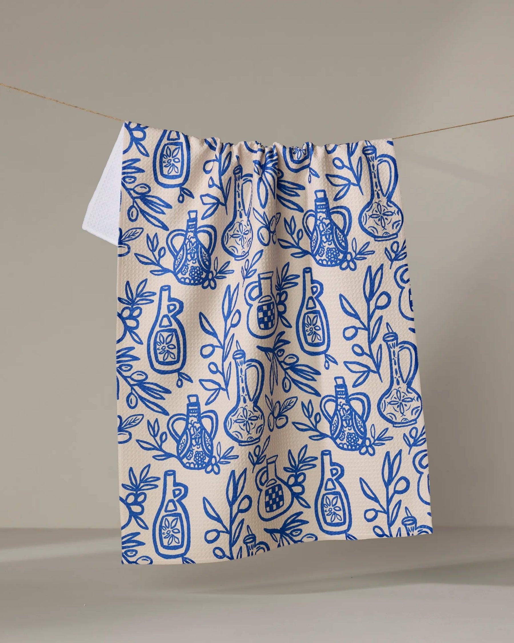 Geometry - Tea Towel Mediterrean Pour