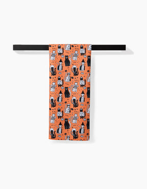Geometry - Tea Towel Meowlloween