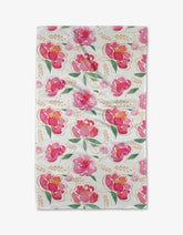 Geometry - Tea Towel Pink Peony - Southern Agriculture 