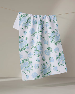 Geometry - Tea Towel Plumbago