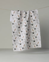 Geometry - Tea Towel Pug Club Fawn