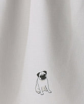 Geometry - Tea Towel Pug Pose Fawn