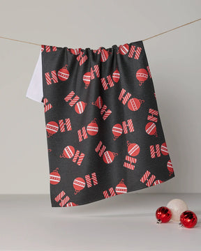 Geometry - Tea Towel Santa Greetings