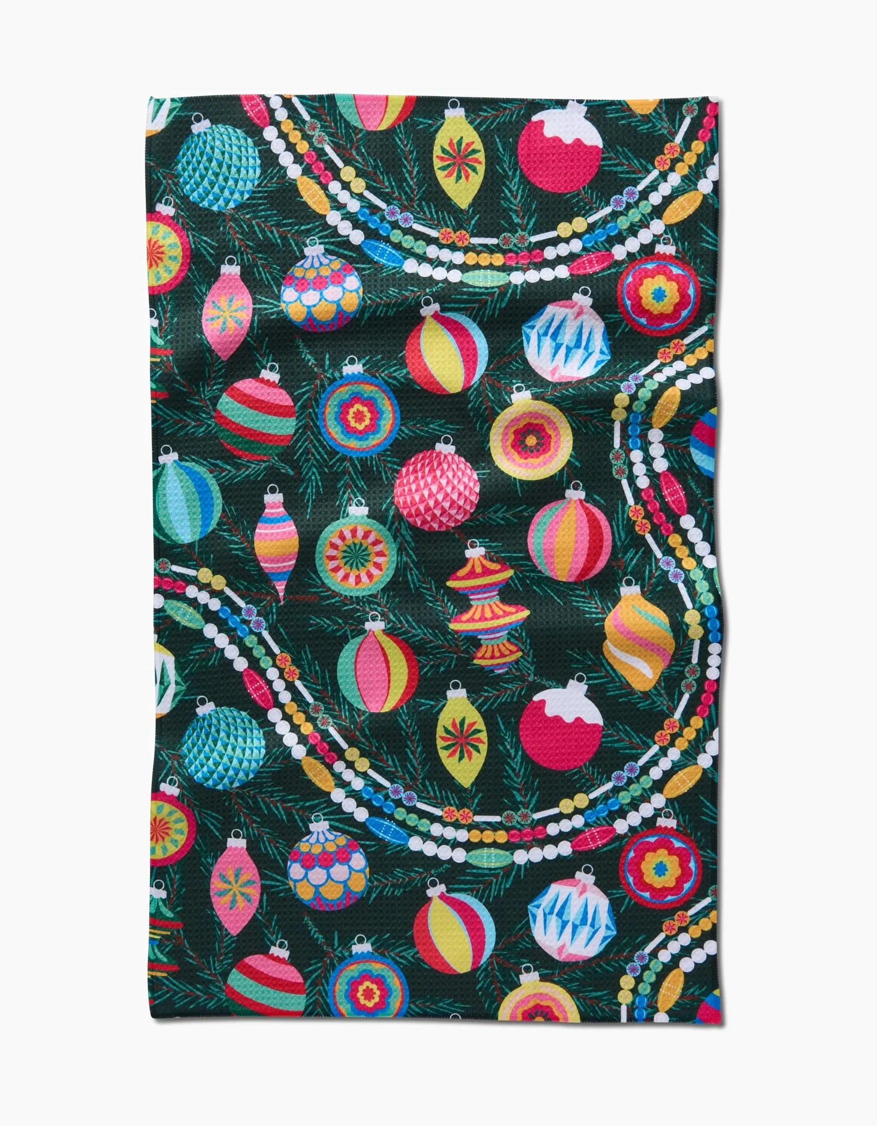 Geometry - Tea Towel Shiny Ornaments
