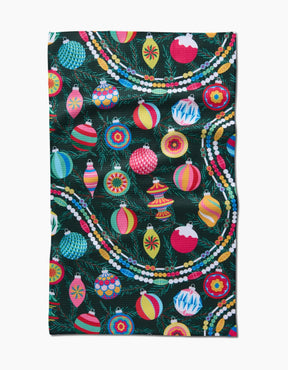 Geometry - Tea Towel Shiny Ornaments
