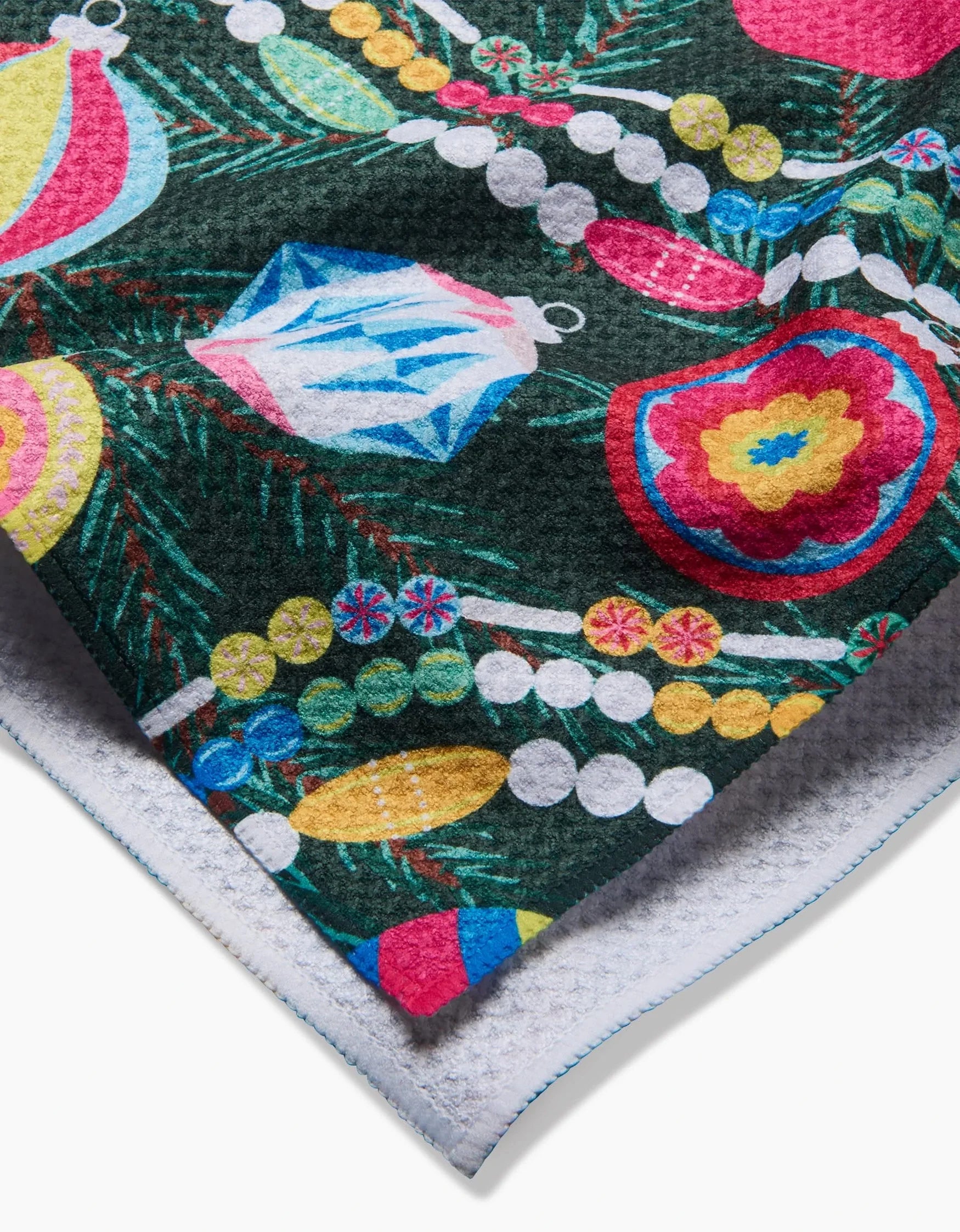 Geometry - Tea Towel Shiny Ornaments