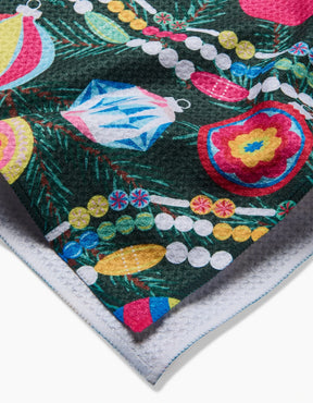 Geometry - Tea Towel Shiny Ornaments