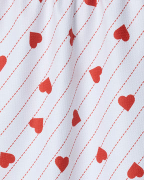 Geometry - Tea Towel Stitched Heart