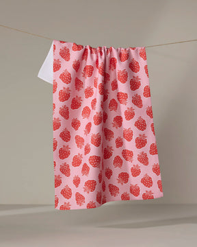 Geometry - Tea Towel Strawberry Fields