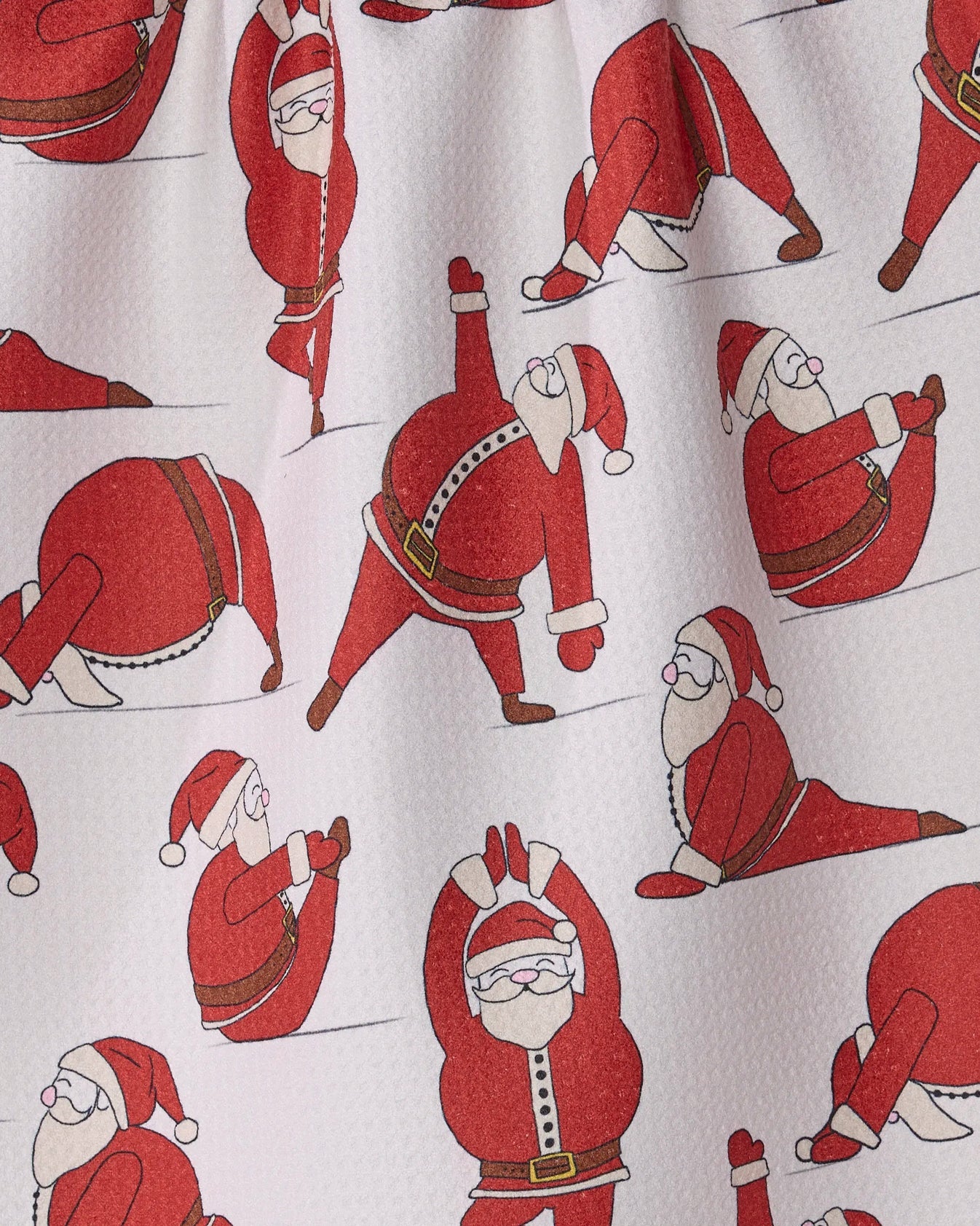 Geometry - Tea Towel Stretchy Santa